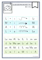 Vorschau - Arbeitsblätter - Leseblätter zu Lilos Lesewelt 1 - Silbenebene (MIAL) - Seite 2
