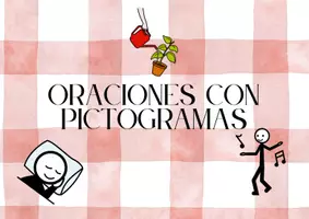 Vista previa - Juegos / Gamificación - Morfosintaxis Oraciones con pictogramas (castellano) - Portada