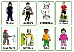 Vista previa - Juegos / Gamificación - Morfosintaxis Oraciones con pictogramas (castellano) - página 2