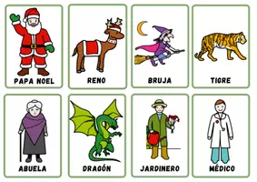 Vista previa - Juegos / Gamificación - Morfosintaxis Oraciones con pictogramas (castellano) - página 3