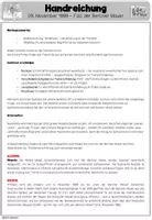Vorschau - Arbeitsblätter - 09. November 1989 Fall der Berliner Mauer (Lesetext + Hörtext) - Seite 1
