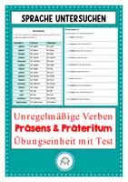 Vorschau - Stundenentwürfe - Bundle: Lerneinheit Präteritum - Seite 1