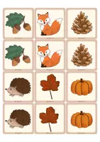 Vorschau - Spiele - Finde die Paare - Herbst (2-fach differenziert) - Seite 2
