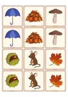 Vorschau - Spiele - Finde die Paare - Herbst (2-fach differenziert) - Seite 3