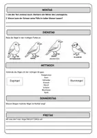 Vorschau - Arbeitsblätter - Wochenlesen - Zugvögel im Herbst - Seite 2