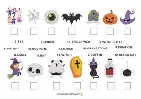 Vista previa - Juegos / Gamificación - HALLOWEEN VOCABULARY (PART II) - página 3