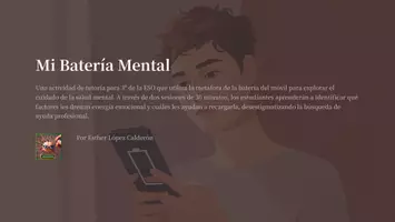 Vista previa - Refuerzo / NEE / Materiales de apoyo - MI BATERÍA MENTAL (Día Mundial de la Salud Mental) - página 1