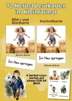 Vorschau - Bildkarten - 72 Herbst Bildkarten für Kita & Grundschule – Herbstmotive, Wortschatztraining und Gesprächsanlässe - Seite 3