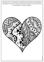 Vorschau - Mal- und Bastelvorlagen - Mandala Herzen - Seite 3
