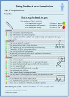 Vorschau - Arbeitsblätter - Giving Feedback (student feedback) - Seite 1
