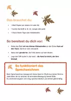 Vorschau - Spiele - Materialpaket Herbst Deutsch Sprache in Bewegung Lesespurgeschichte Kl.3-Kl.5 - Seite 1