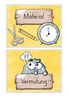 Vorschau - Stationenlernen - Forschungsschritte Experiment Tafelmaterial - Seite 3