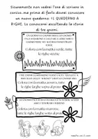 anteprima - Piani di lezione - Corsivo: conosciamo le 5 famiglie con l'aiuto degli gnomi - Pagina 1