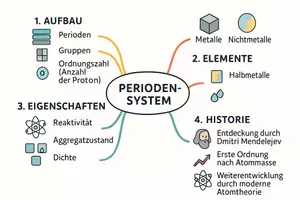 Vorschau - Arbeitsblätter - AB mit Fragen zum Thema "Periodensystem" + Lösungsblatt + Mindmap + Infografik - Seite 2