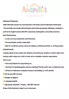 Προεπισκόπηση - Flashcards - Halloween Flashcards - Kids friendly ESL Cards - Εξώφυλλο