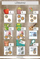 Vorschau - Arbeitsblätter - Klettmappe: Im Kaufladen (Einkaufen mit Euro) - Seite 3