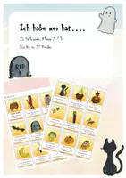 Vorschau - Spiele - Ich habe wer hat - Halloween - Deckblatt