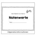 Vorschau - Arbeitsblätter - Die Notenwerte: Flipbook - Seite 1