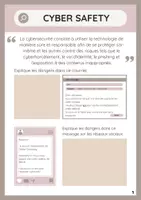 Vorschau - Arbeitsblätter - Cyber Safety entdecken mit der 5ten&6ten Klasse FRANZÖSISCH - Deckblatt