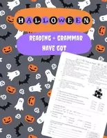 Vorschau - Arbeitsblätter - Halloween Leseverstehen/Reading + Grammatikübung - Deckblatt