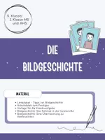 Vorschau - Arbeitsblätter - Die Bildgeschichte_Training (5. Klasse/1. Klasse AHS/MS) - Deckblatt
