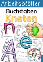 Vorschau - Arbeitsblätter - Buchstaben kneten - Arbeitsblätter Kopiervorlagen - Deckblatt