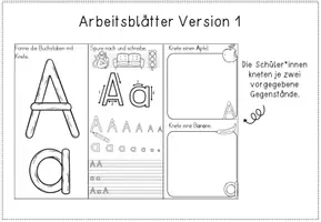 Vorschau - Arbeitsblätter - Buchstaben kneten - Arbeitsblätter Kopiervorlagen - Seite 1