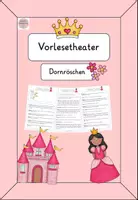 Vorschau - Arbeitsblätter - Vorlesetheater "Dornröschen" - Leseförderung - Märchen - Deckblatt