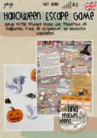 Vista previa - Juegos / Gamificación - Halloween Escape Room - inglés | ESL | EFL - Portada