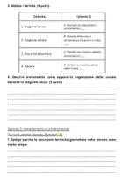 anteprima - Compiti in classe/Test - ES: regime delle piogge ed escursioni termiche della savana - Pagina 2