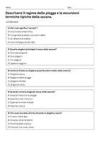 anteprima - Quiz - Quiz regime delle piogge e escursioni termiche della savana - Pagina 1