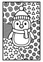Vorschau - Mal- und Bastelvorlagen - Winter / Frühling: Pop Art Ausmalbilder (Kunst / Vertretung) - Seite 3