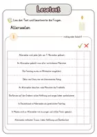 Vorschau - Arbeitsblätter - Leseverständnis (Leseverstehen) - Allerseelen + Lösungen mit didaktischer Reserve und Wortspeicher - Seite 2
