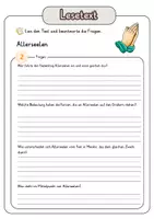 Vorschau - Arbeitsblätter - Leseverständnis (Leseverstehen) - Allerseelen + Lösungen mit didaktischer Reserve und Wortspeicher - Seite 3