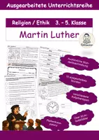 Vorschau - Stundenentwürfe - Unterrichtsreihe: Martin Luther - Deckblatt