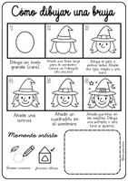 Aperçu - Préparation de séance / Séance complète - HALLOWEEN – Directed Drawing (ES/EN) - Page 2