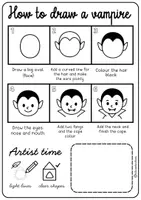 Aperçu - Préparation de séance / Séance complète - HALLOWEEN – Directed Drawing (ES/EN) - Page 3