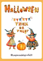 Vista previa - Unidades / Secuencias / Situaciones de Aprendizaje - TRICK OR TREAT: ESPAÑOL-INGLÉS - Portada