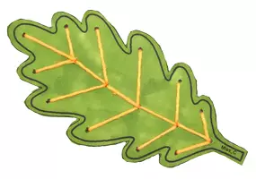 Vorschau - Mal- und Bastelvorlagen - Kunst im Herbst: Farbenfrohe Herbstblätter sticken (Werken) - Seite 2