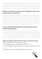 anteprima - Compiti in classe/Test - Esame: Confrontare savana africana e quella sudamericana - Pagina 3
