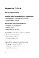 Vorschau - Anderer Materialtyp - E-Book Leseprobe: Mini-Auszeiten für Lehrkräfte - Seite 1
