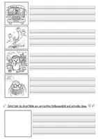 Vorschau - Arbeitsblätter - Halloween Schreibanlass Klasse 2 Herbst Gespenst Freies Schreiben Kreatives Schreiben - Seite 3