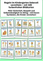 Vorschau - Bildkarten - Bildkarten Verhaltensregeln für Kinder – 29 Regeln mit Bildern | Kindergarten & Vorschule - Seite 1