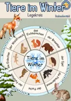 Vorschau - Spiele - Legekreis Tiere im Winter Sachunterricht Grundschule - Deckblatt