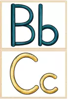 Vorschau - Mal- und Bastelvorlagen - Buchstaben kneten - Bildkarten - Buchstabeneinführung im Anfangsunterricht - Seite 3