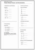 Vorschau - Arbeitsblätter - Materialpaket Mathe: Übungen & Merkblätter (Grundrechenarten) - Deckblatt