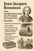 Vorschau - Arbeitsblätter - Rousseau: politische Ansichten, Vom Gesellschaftsvertrag (strukturierter Überblick) - Deckblatt