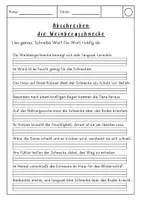 Vorschau - Arbeitsblätter - Sätze abschreiben zum Thema Weinbergschnecke - Seite 2