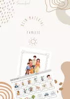 Vorschau - Arbeitsblätter - Familie Wortschatz I Silbenschwingen I Sachunterricht Heft - Deckblatt