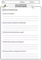 Vorschau - Arbeitsblätter - Philosophische Untersuchungen Ethik und Philosophie Lesetext mit Richtig Falsch Multiple Choice und Fragen zum Text - Seite 3